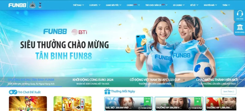 Giới thiệu BTi Sports khi vào Fun88 đăng nhập Giới thiệu BTi Sports khi vào Fun88 đăng nhập