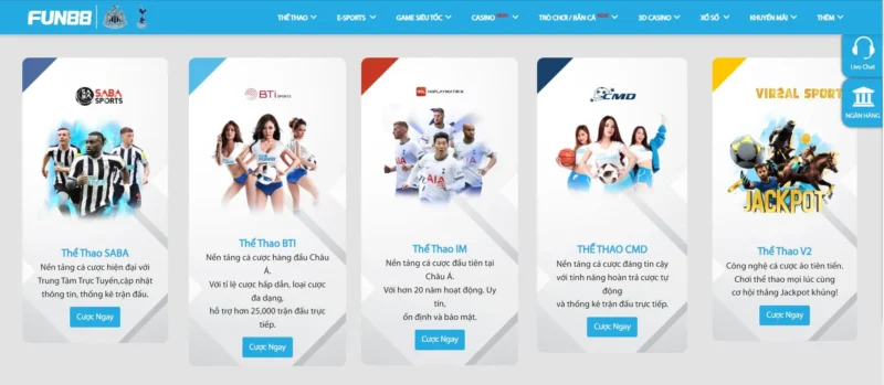 Thông tin chung về sảnh cược BTI sports tại Fun 88 Thông tin chung về sảnh cược BTI sports tại Fun 88