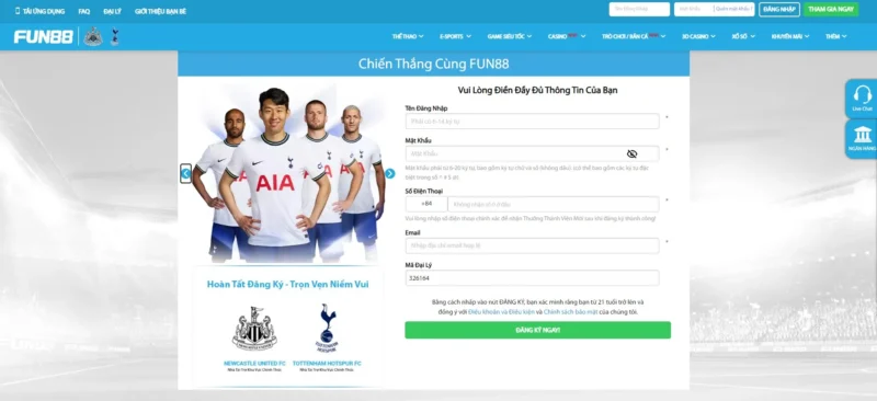 Các bước tham gia ưu đãi cho thành viên Fun 88 Các bước tham gia ưu đãi cho thành viên Fun 88