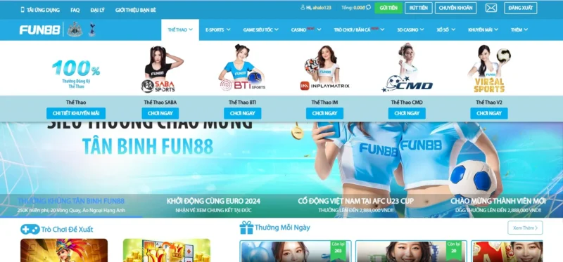 Hướng dẫn đặt cược BTI Sport khi vào Fun88 đăng nhập Hướng dẫn đặt cược BTI Sport khi vào Fun88 đăng nhập