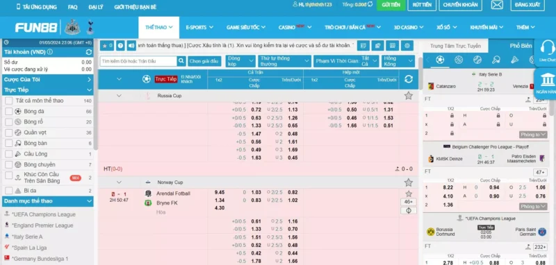 Một số hình thức về kèo cược và cách chơi thể thao tại IM Sports Fun88 Tổng hợp 3 bí kíp soi tỷ lệ kèo châu Âu Fun88 đăng nhập bất bại