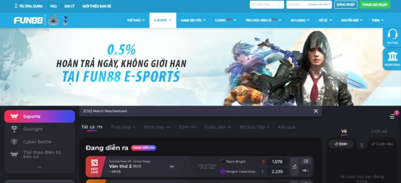 Cá cược trực tuyến bóng rổ tại Fun88 Cá cược trực tuyến bóng rổ tại Fun88