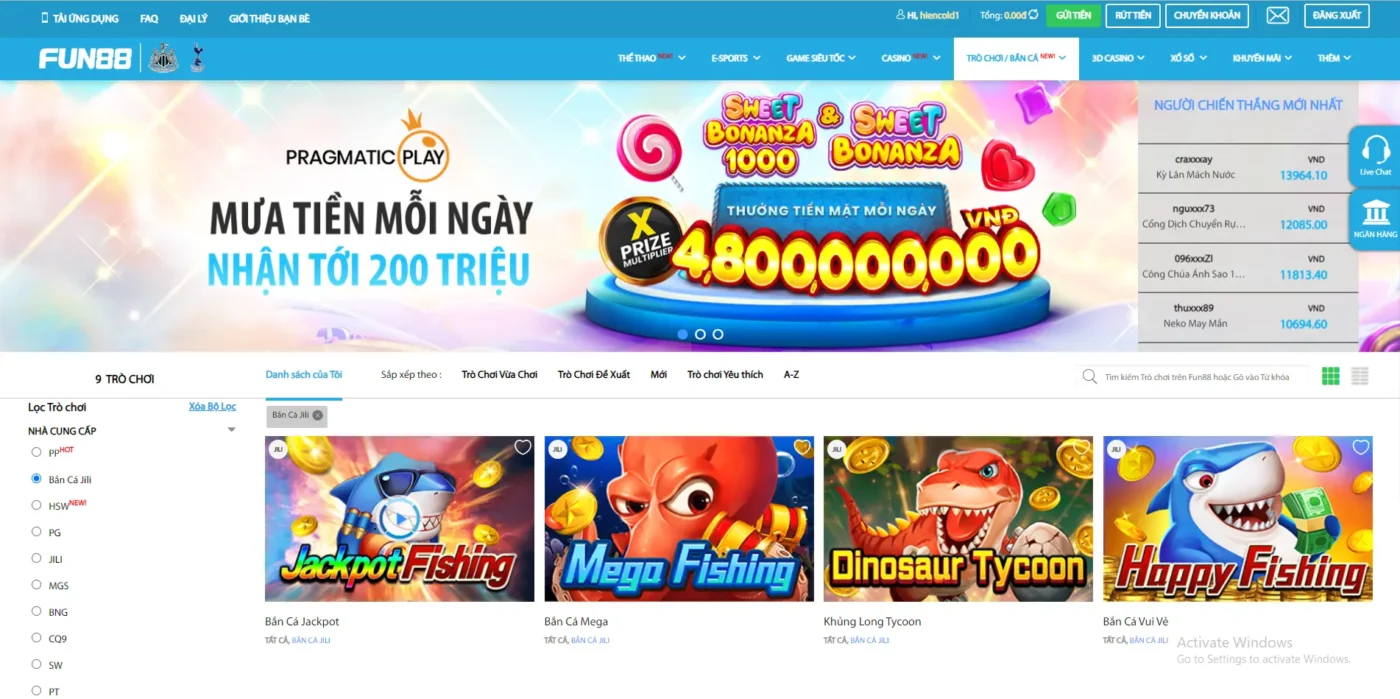 Trò chơi fun88 thu hút hàng nghìn game thủ Screenshot 2024 06 19 232104