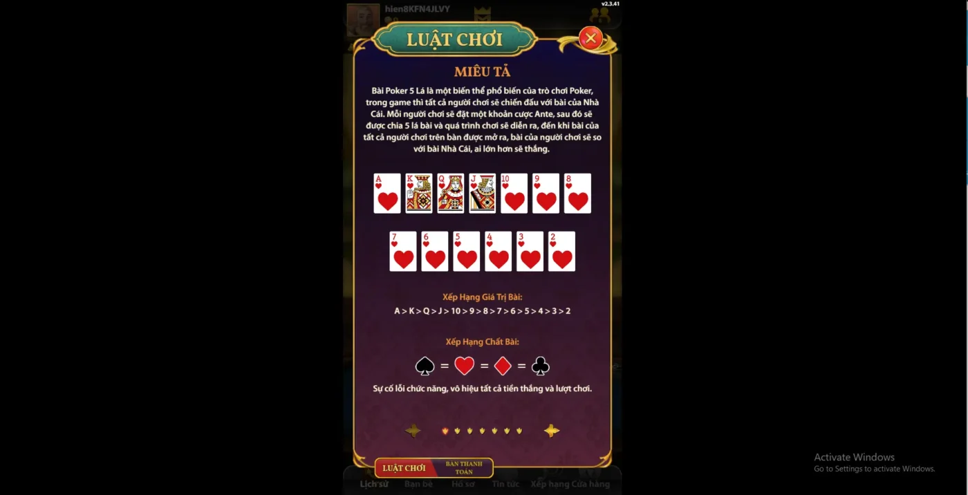 Luật chơi poker 5 lá Screenshot 2024 06 26 013452