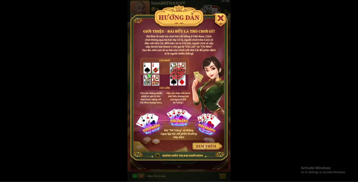 Hướng dẫn chơi bài bửu Screenshot 2024 07 04 194205