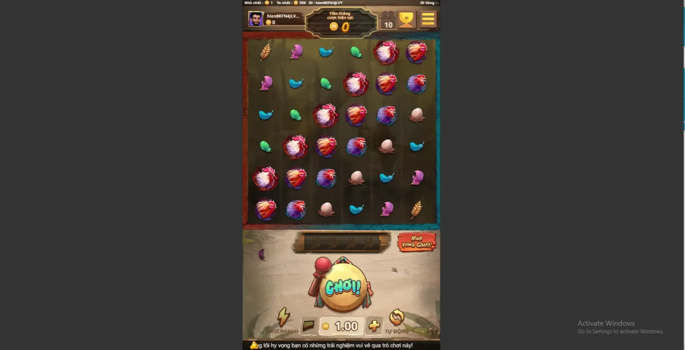 Hướng dẫn chơi slot Tốc chiến thần kê Screenshot 2024 07 04 220054