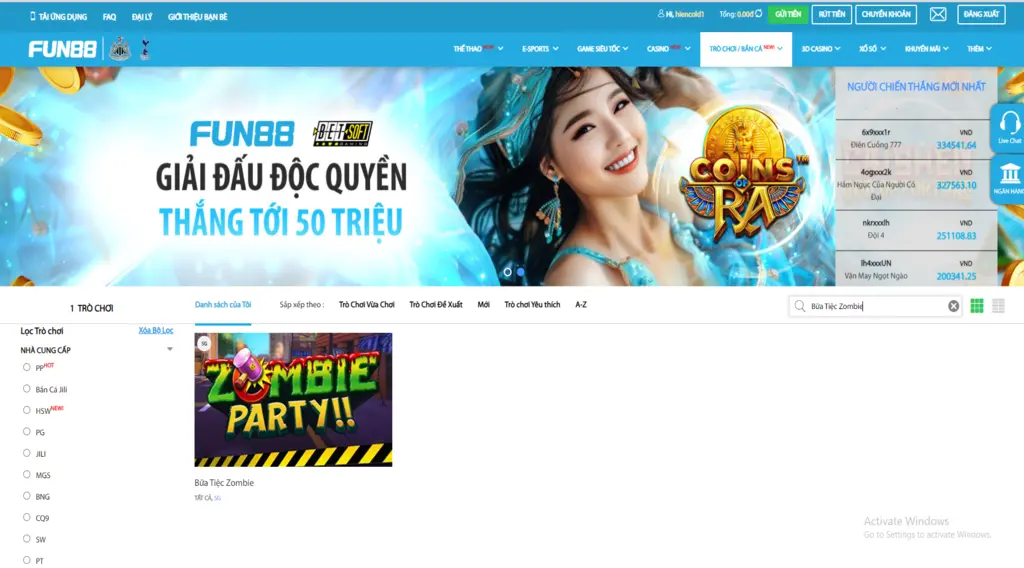 Khám phá trò chơi Bữa Tiệc Zombie Screenshot 2024 07 05 225052