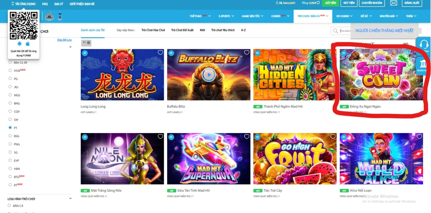 Giới thiệu trò chơi slot Đồng xu ngọt ngào Screenshot 2024 07 09 210706